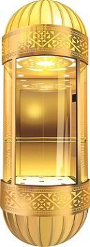 Kvaliteetne vaatlusreisijate lift