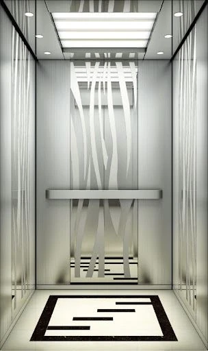 Masinaruumi reisijate lift koos söövitusega